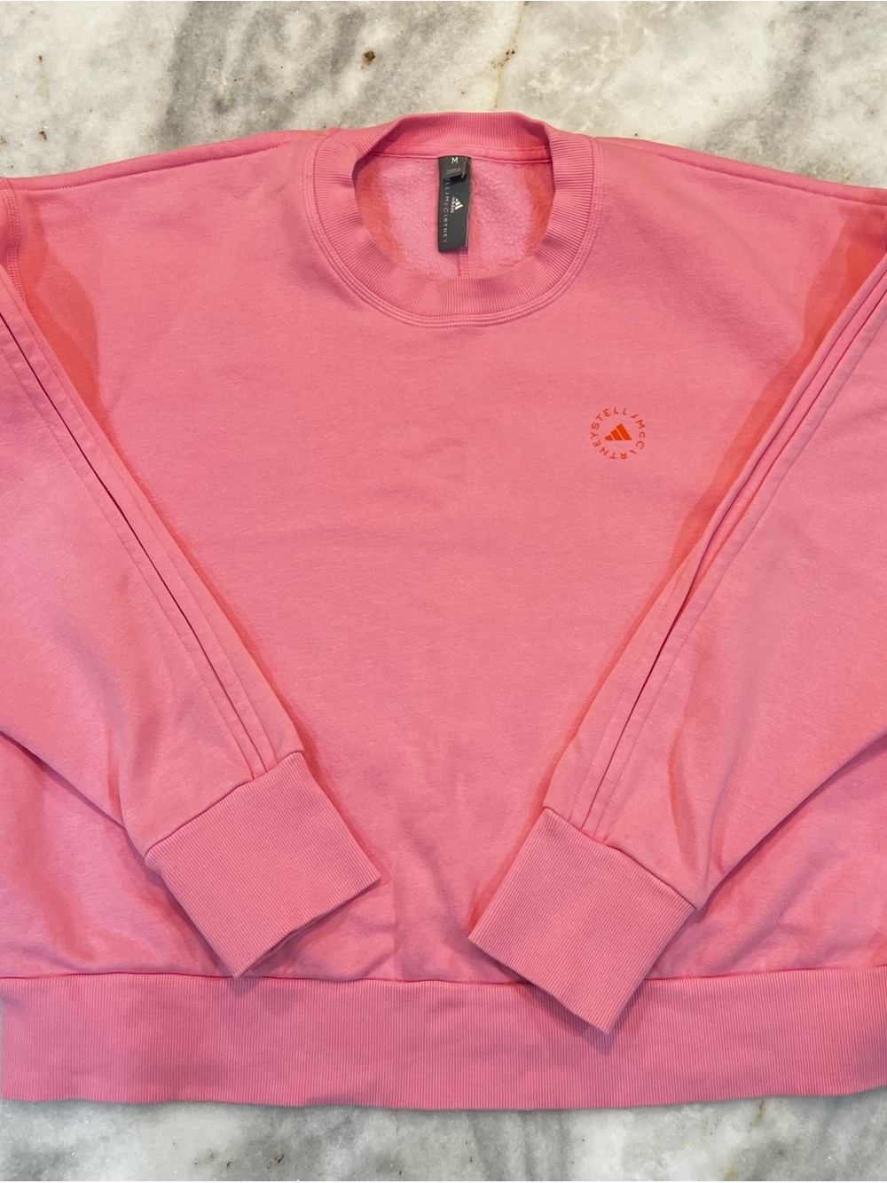 adidas Stella McCartney Collab Women’s Pink Crewneck Sweatshirt